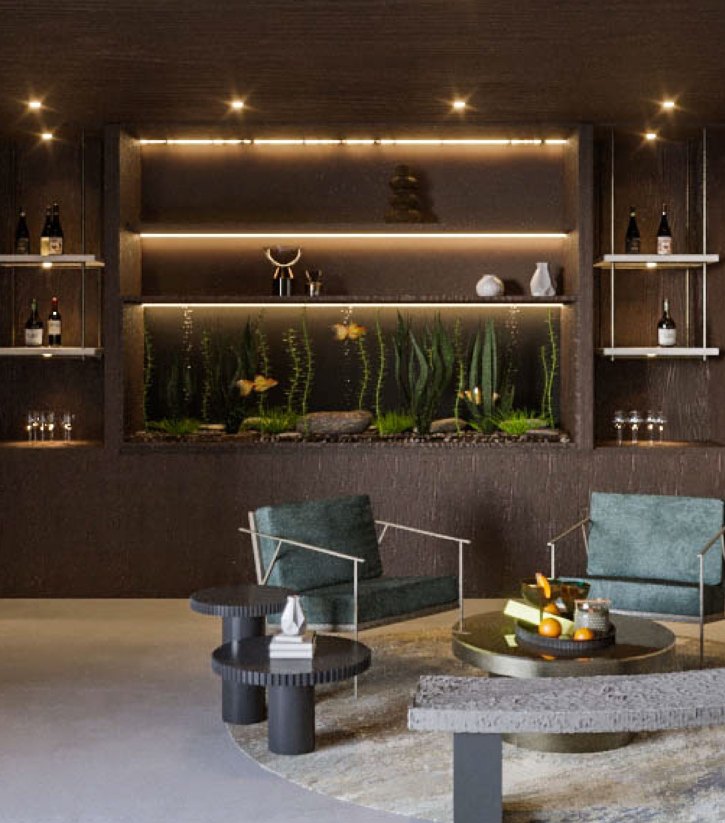 locus rumah lilin living room